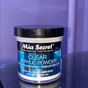 Mia’s Secret Acrylic Powder, Clear 4oz
